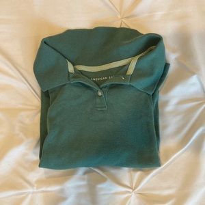 AMERICAN EAGLE Polo Crop Top